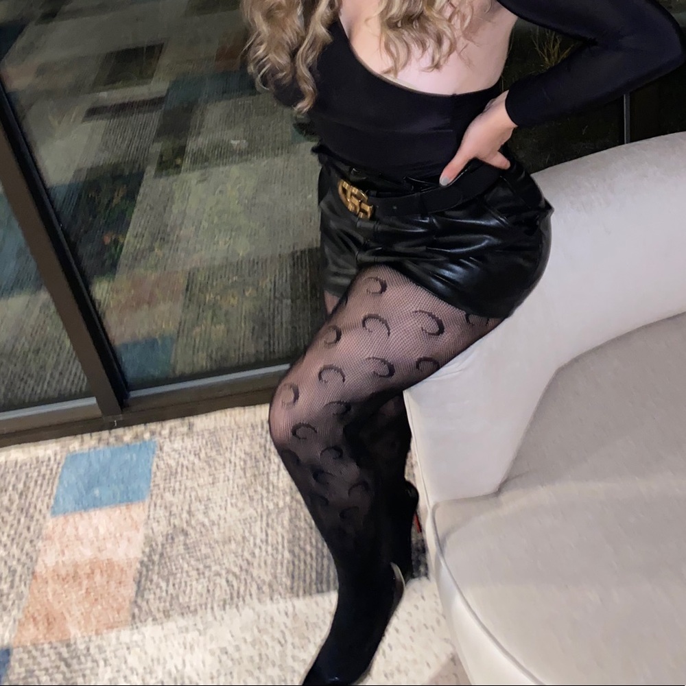 Marine serre tights